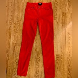 PAIGE red skinny jeans